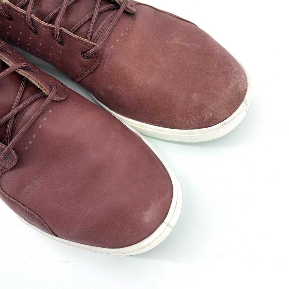 Adidas Adicross Golf Shoes Mens 12 Burgundy Leather Streetwear Casual - Picture 11 of 11